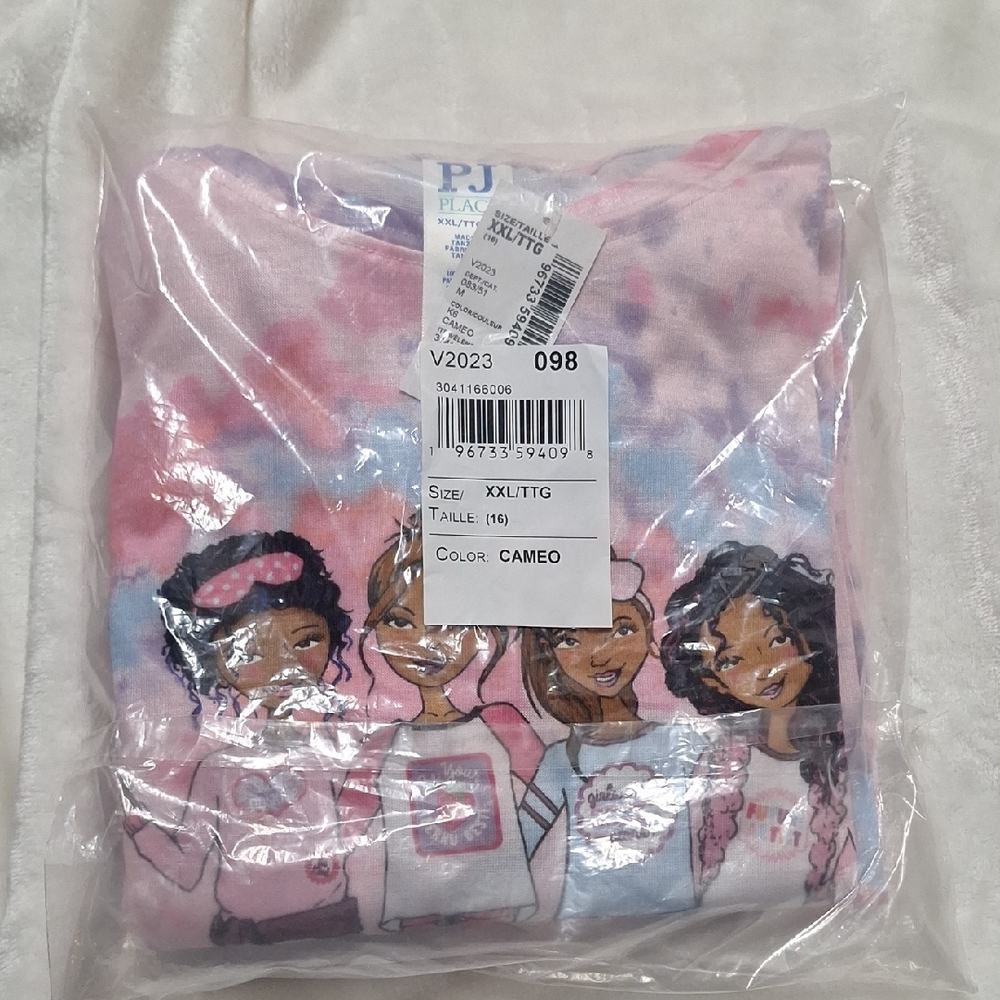 The Children's Place Pink and Blue Kids Pajama Set